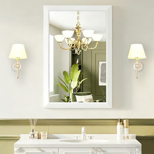 Bathroom Wall Vanity Mirror for Over Sink by ERZERTBathroomMirrors