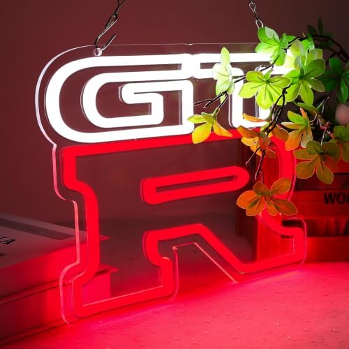 G.T.R Car Neon Signs for Wall Decor Neon Lights for Business Led Signs Suitable - Image 2