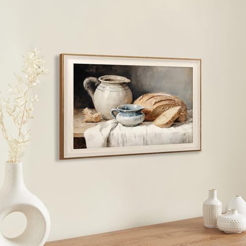 ASTRDECOR Framed Kitchen Wall Art, Modern Muted Still Life Painting Farmhouse - Image 3