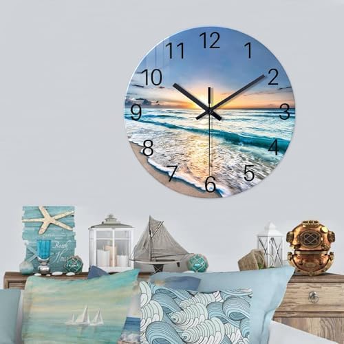 Extra Large Glass Battery Wall Clock 24 Inch - Image 2