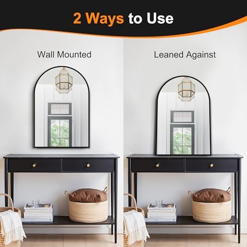 Delma Arched Bathroom Mirror - Image 6