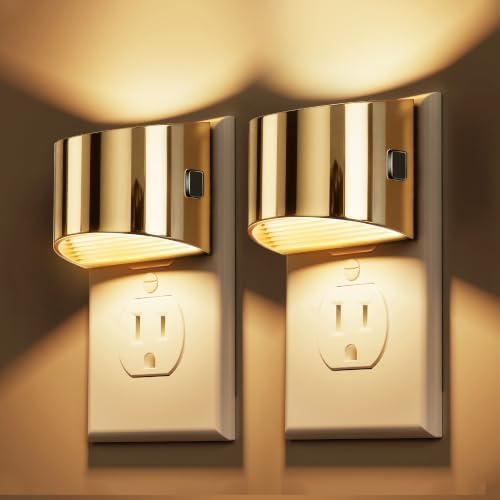 L LOHAS LED Night Lights Plug into Wall, Dimmable Night Light 2 Pack by LLOHASLED