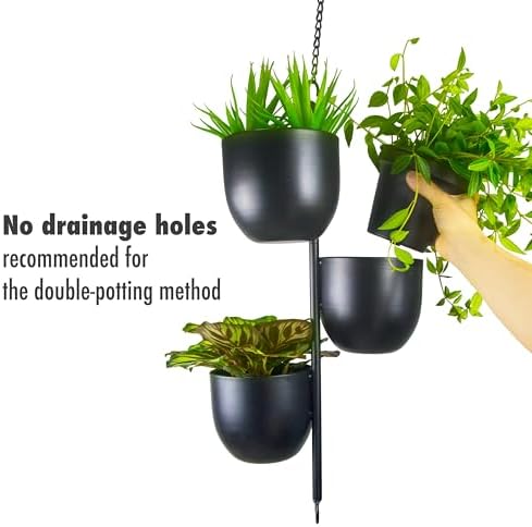 3-Tier Metal Hanging Planter - Image 4