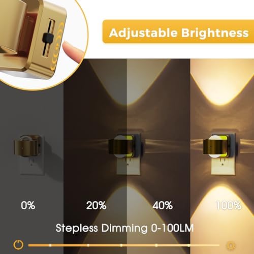 L LOHAS LED Night Light Projector, Night Lights Plug into Wall Light Sensor - Image 3