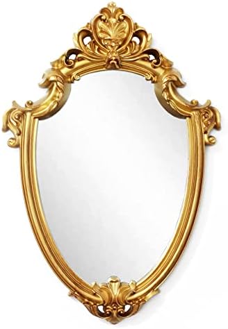 Eaoundm 16.5 x 11 inch Antique Mirror Shield Shape by Eaoundm