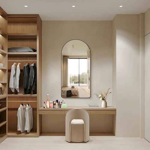 FORBATH Arched Mirror 24x48 Inch, Hanging or Leaning Against Wall - Image 2