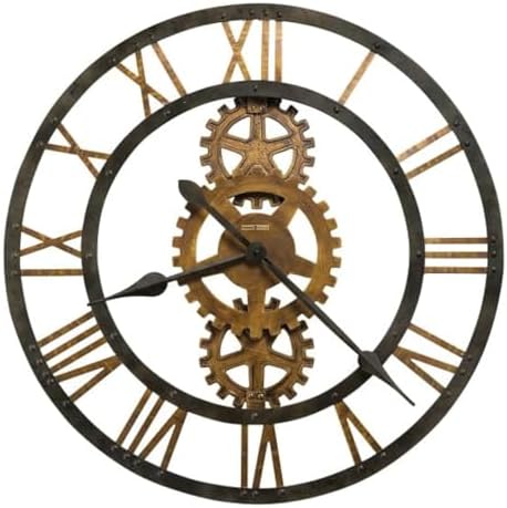 Howard Miller Whitewater Wall Clock II 549-475 – Warm Gray Finish Metal Frame by Unknown