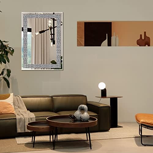 Rectangular Crystal Crush Diamond Mirror - Image 7