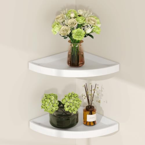 YMYNY Set of Corner Floating Shelves by High-qualityhomefurnishing