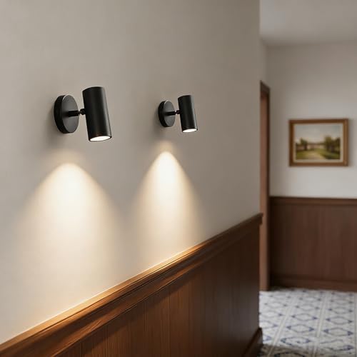 Brass Wall Sconces, Hardwired Wall Sconce Lights, LED Sconces Lighting - Image 5