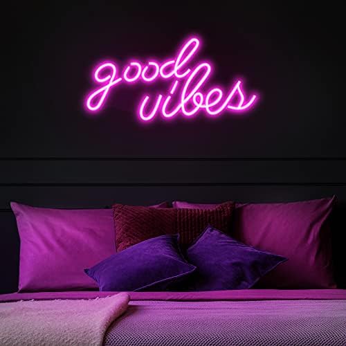Olekki Pink Good Vibes Neon Sign - Image 2