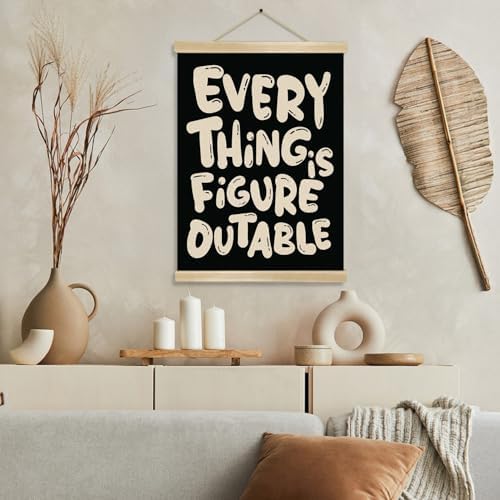 Everything is Figureoutable Inspirational Wall Art Decor, Positive Motivational - Image 3