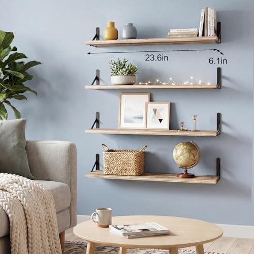 YGEOMER 23.6 in Floating Shelves - Image 2