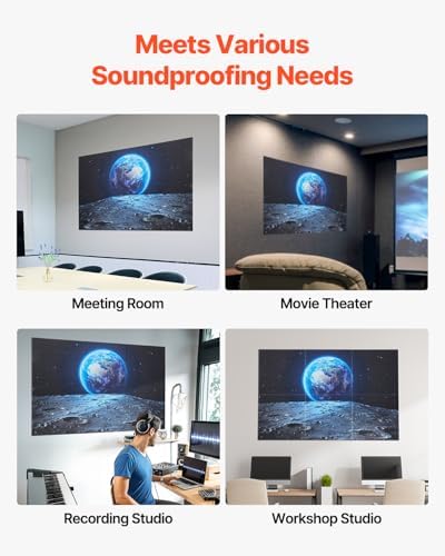 VEVOR 6 Pack Art Acoustic Panels, 70.87 x 47.24 x 0.4 inch Soundproof Wall Tiles - Image 5