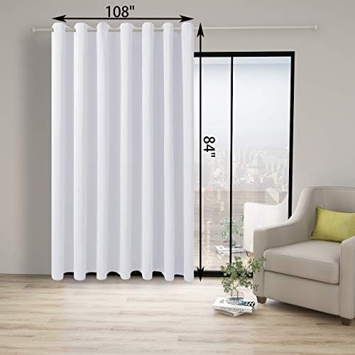 BONZER Room Divider Curtain, Light Reducing Screen Partitions - Image 3