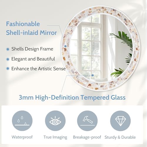 Tanmicoshomy Round Mirror 30 Inch - Image 4