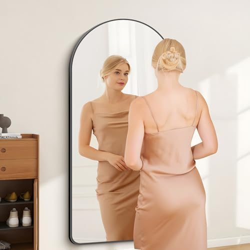 FORBATH Large Arched Wall Mirror 60x30 Inch, Living Room, Home Decor, Hanging - Image 5