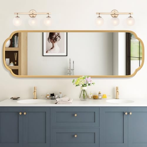 Ferytange 48"x16" Gold Door Mirror Full Length Over The Door - Image 4