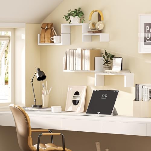 SRIWATANA White Floating Shelves - Image 3