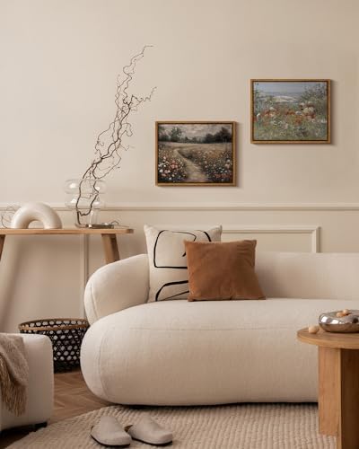VIYYIEA Framed Wall Art Decor for Living Room, Meadow - Image 6