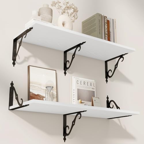 RICHFOCUS 12 Inch Deep Floating Shelves by RICHFOCUS