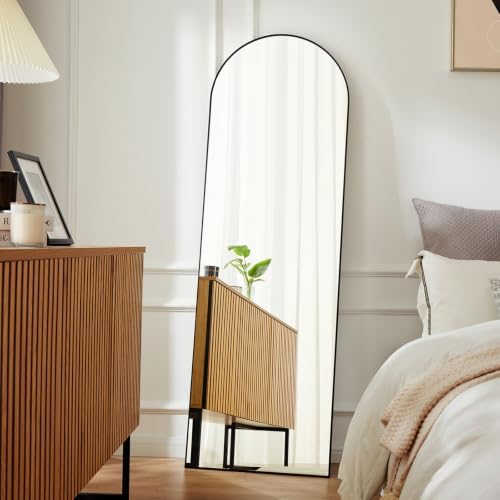 DUMOS Arched Mirror Full Length Floor, 56x21 Inch Full Body Standing Mirror by DumosLifestyle
