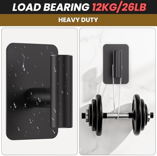 6 Pack Heavy Duty Adhesive Hooks - 26lb Max - Image 5