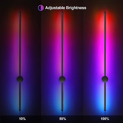 RGB LED Wall Sconces Set of Two - Image 5
