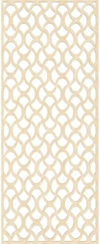 Resort Decorative Pierced Fretwork Wood Wall Panels, 29 3/8"W x 74 3/8"H x 3/8"T - Image 4