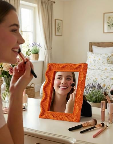 Small Decorative Mirror for Desk Makeup and Art Gallery Decor - Image 2