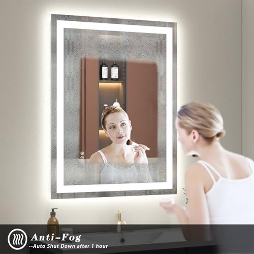 28x36 LED Lighted Bathroom Mirror - Image 4