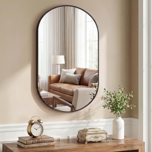 NEWBULIG 24" X 36" Oval Bathroom Mirror by NEWBULIG