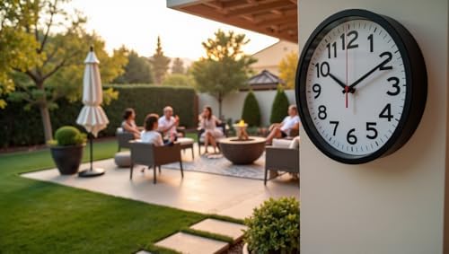 Ultimate Wall Clock 10" Quartz Wall Clock, Easy-to-Read Display - Image 5