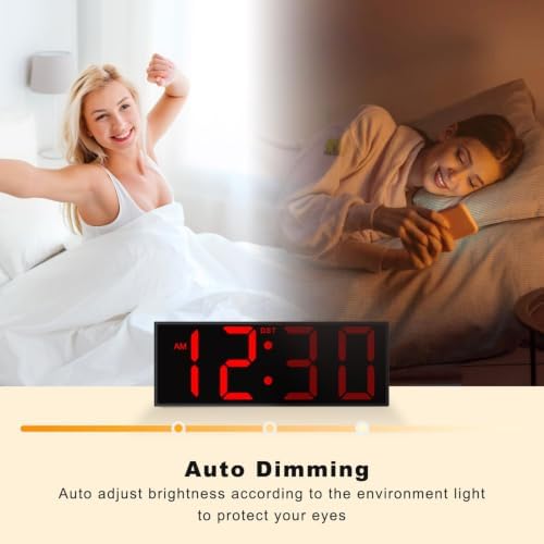 JALL Digital Wall Clock Large Display - Image 6