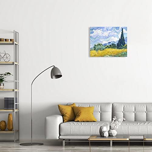 1 KINGO Van Gogh Canvas Wall Art: Wheat Field - Image 4