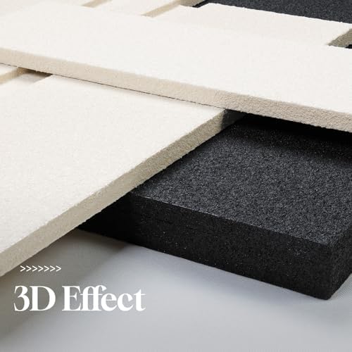 3D Textured Black and White Abstract Wall Art, Modern Minimalist Artwork - Image 3