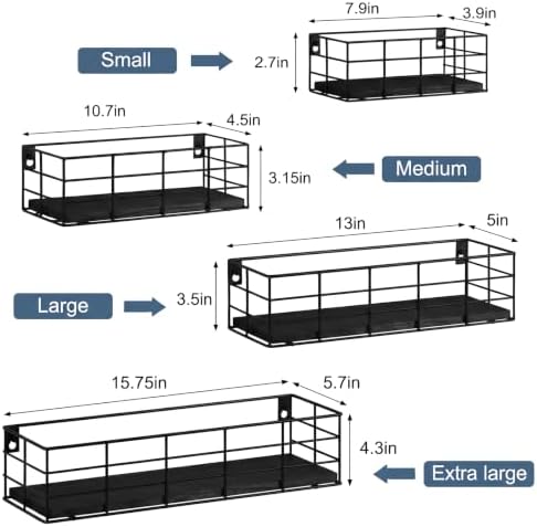 Fixwal Wire Frame Floating Shelves - Image 3