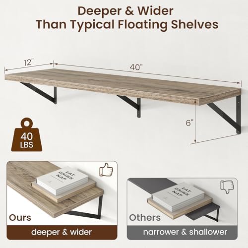 Axeman Deep Floating Shelves - Image 3