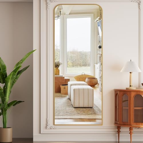 Full Length Mirror 71"x26" Arched Floor Standing Large Mirrors - Image 7