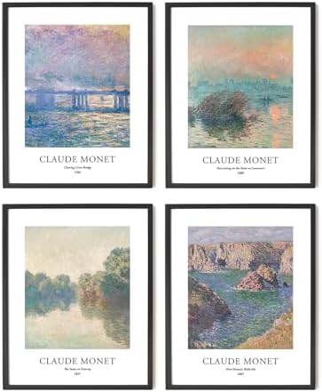 EVOLE HOME Claude Monet Art Prints, Unframed 8x10 Art Prints, Giclée Prints - Image 7