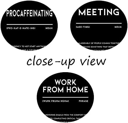 3 Piece Inspirational Canvas Wall Art, Quotes "Procaffeinating - Image 6