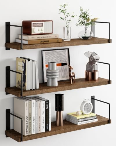 Floating Shelves, 24 In Bookshelves by TheBestChoiceforYourHome