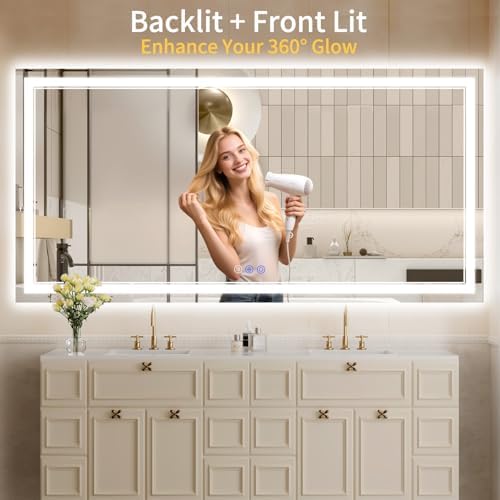 36"x72" LED Bathroom Mirror - Image 2