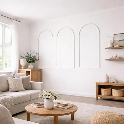 Colingmill 3 Set 23 x 50 Inch Arch Wall Molding Kit Peel Stick wall Panels - Image 5