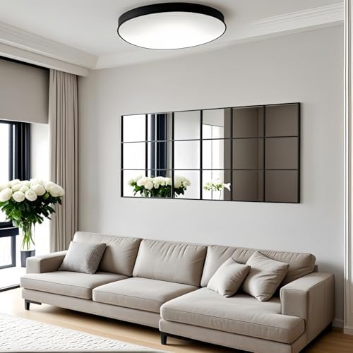 Dewfig Windowpane Full Length Mirror - Image 2