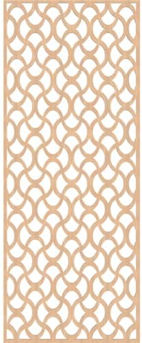 Resort Decorative Pierced Fretwork Wood Wall Panels, 21 3/8"W x 54 3/8"H x 1/4"T - Image 4