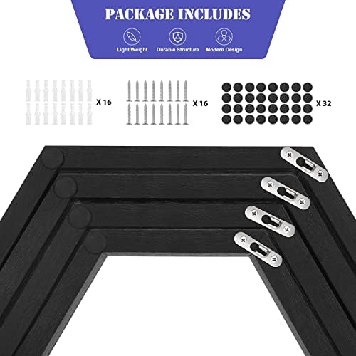 CADUKE Hexagon Floating Shelves Set of 8 - Image 4