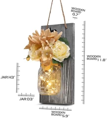 Sconces Wall Decor Set of 2, Wall Hangings - Image 2