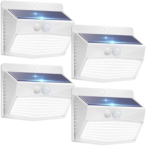 Solar Outdoor Lights Motion Sensor Solar Security Lights Waterproof by Peasur