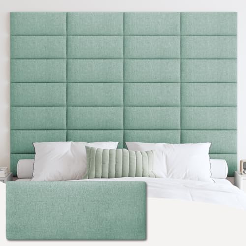 IFNOW Wall Mounted Headboard, Peel and Stick Panels, Grass Green by IFNOW